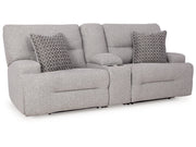 Acklen Place Pewter 3-Piece Sectional - Ornate Home