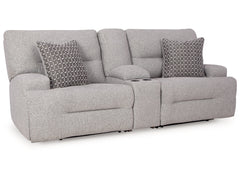 Acklen Place Pewter 3-Piece Sectional - Ornate Home