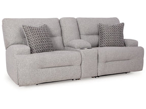 Acklen Place Pewter 3-Piece Sectional - Ornate Home