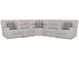 Acklen Place Pewter 5-Piece Power Reclining Sectional (Online Special Price) - Ornate Home