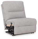 Acklen Place Pewter 6-Piece Power Reclining Sectional (Online Special Price) - Ornate Home