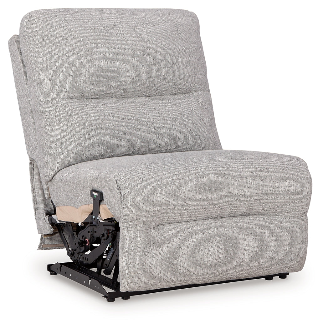 Acklen Place Pewter 6-Piece Power Reclining Sectional (Online Special Price) - Ornate Home