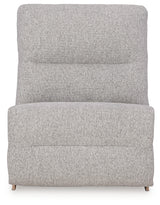Acklen Place Pewter 6-Piece Power Reclining Sectional (Online Special Price) - Ornate Home