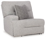 Acklen Place Pewter 6-Piece Power Reclining Sectional (Online Special Price) - Ornate Home