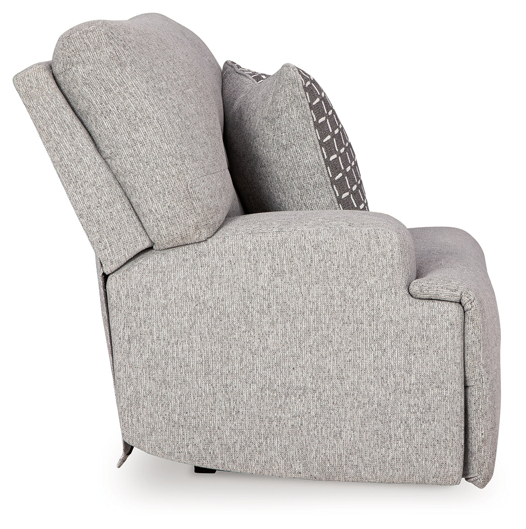 Acklen Place Pewter 6-Piece Power Reclining Sectional (Online Special Price) - Ornate Home