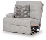 Acklen Place Pewter 6-Piece Power Reclining Sectional (Online Special Price) - Ornate Home