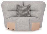Acklen Place Pewter 6-Piece Power Reclining Sectional (Online Special Price) - Ornate Home