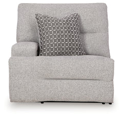 Acklen Place Pewter 6-Piece Power Reclining Sectional - Ornate Home