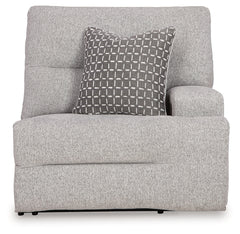 Acklen Place Pewter 6-Piece Power Reclining Sectional and Power Recliner - Ornate Home