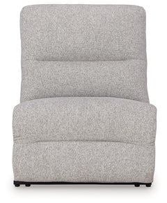 Acklen Place Pewter 6-Piece Power Reclining Sectional and Power Recliner - Ornate Home