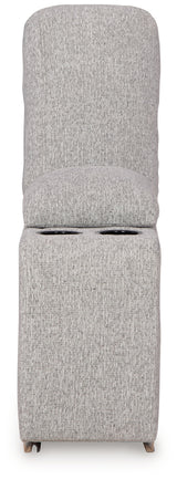 Acklen Place Pewter 6-Piece Power Reclining Sectional and Power Recliner - Ornate Home