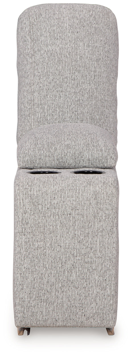 Acklen Place Pewter 6-Piece Power Reclining Sectional and Power Recliner - Ornate Home