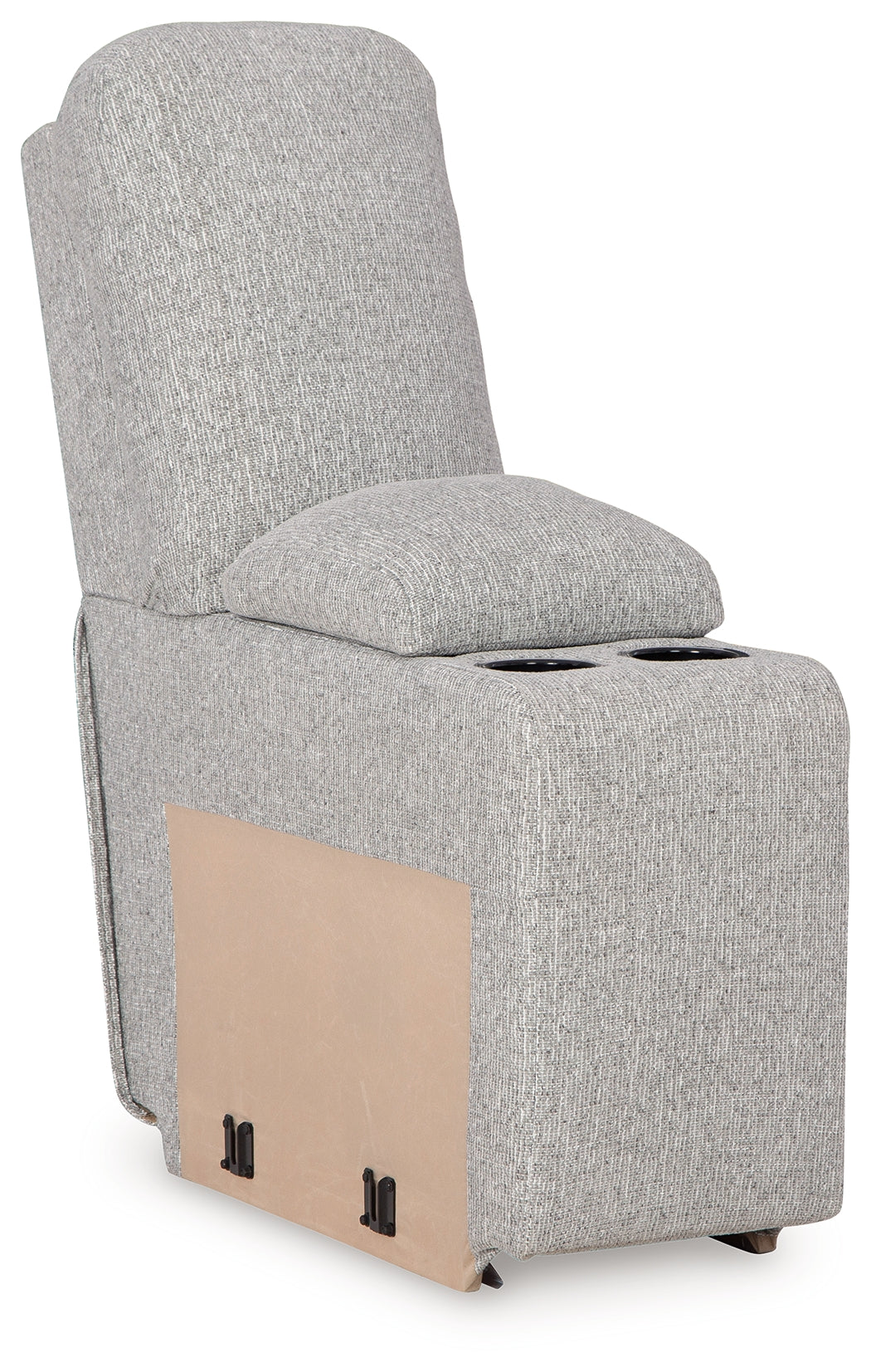 Acklen Place Pewter 6-Piece Power Reclining Sectional and Power Recliner - Ornate Home