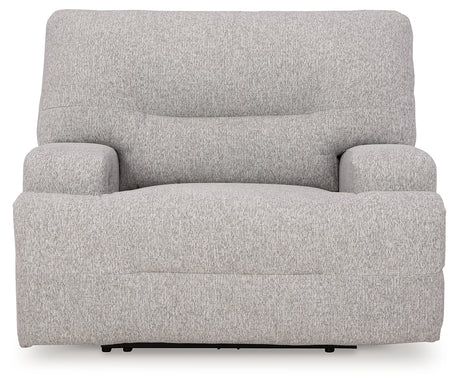 Acklen Place Pewter 6-Piece Power Reclining Sectional and Power Recliner - Ornate Home