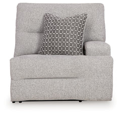 Acklen Place Pewter 7-Piece Power Sectional Reclining Sofa with Storage Console - Ornate Home