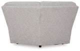 Acklen Place Pewter 7-Piece Power Sectional Reclining Sofa with Storage Console - Ornate Home