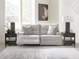Acklen Place Pewter 7-Piece Power Sectional Reclining Sofa with Storage Console - Ornate Home