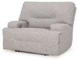 Acklen Place Pewter Wide Seat Power Recliner (Online Special Price) - Ornate Home
