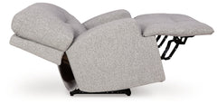 Acklen Place Pewter Wide Seat Power Recliner - Ornate Home