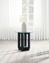Acklin Black End Table - Ornate Home