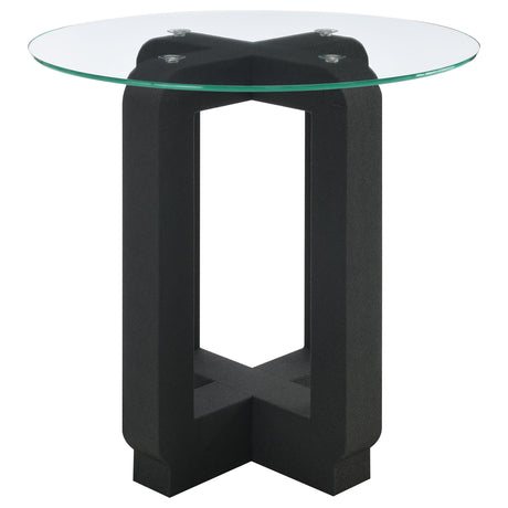 Acklin Black End Table - Ornate Home