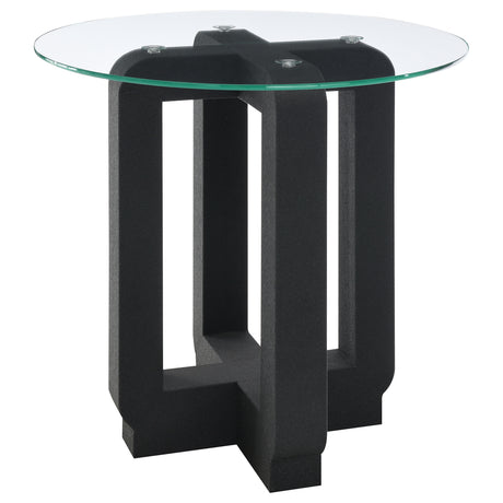 Acklin Black End Table - Ornate Home