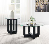 Acklin Black End Table - Ornate Home