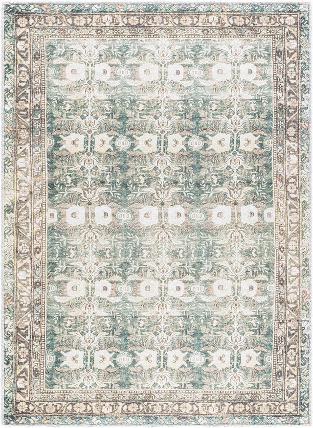Acoose Vintage Flat Pile Washable Rug - Ornate Home