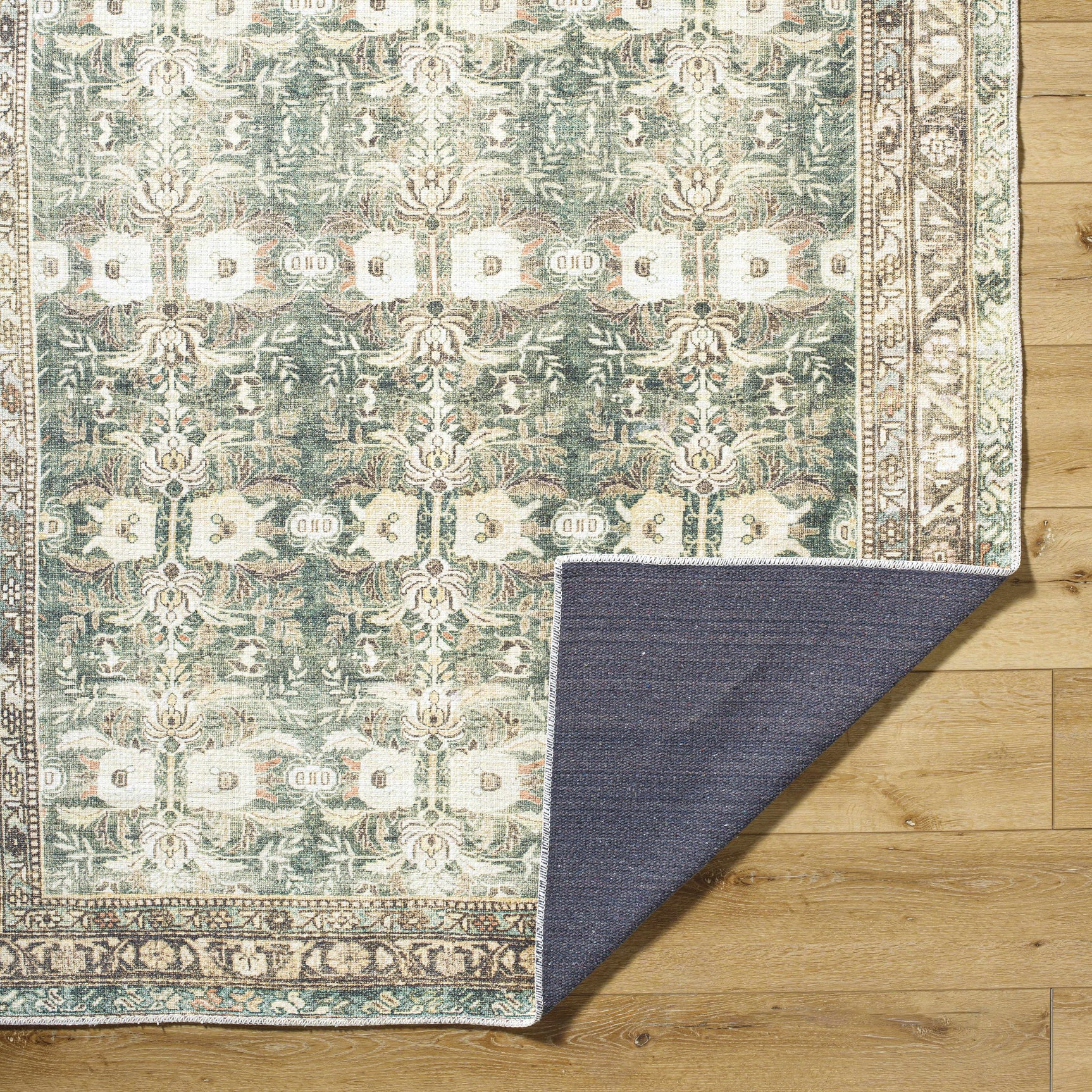 Acoose Vintage Flat Pile Washable Rug - Ornate Home