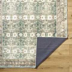 Acoose Vintage Flat Pile Washable Rug - Ornate Home