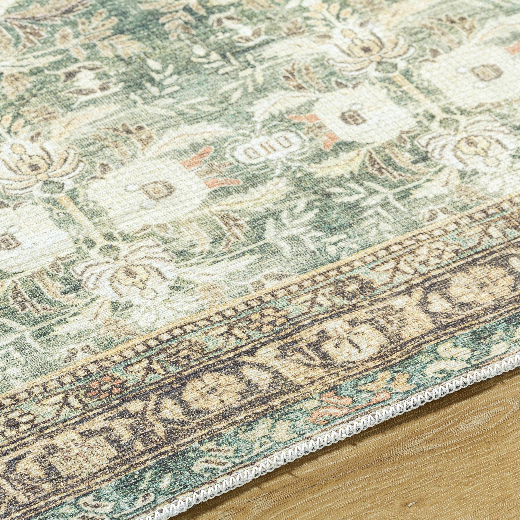 Acoose Vintage Flat Pile Washable Rug - Ornate Home