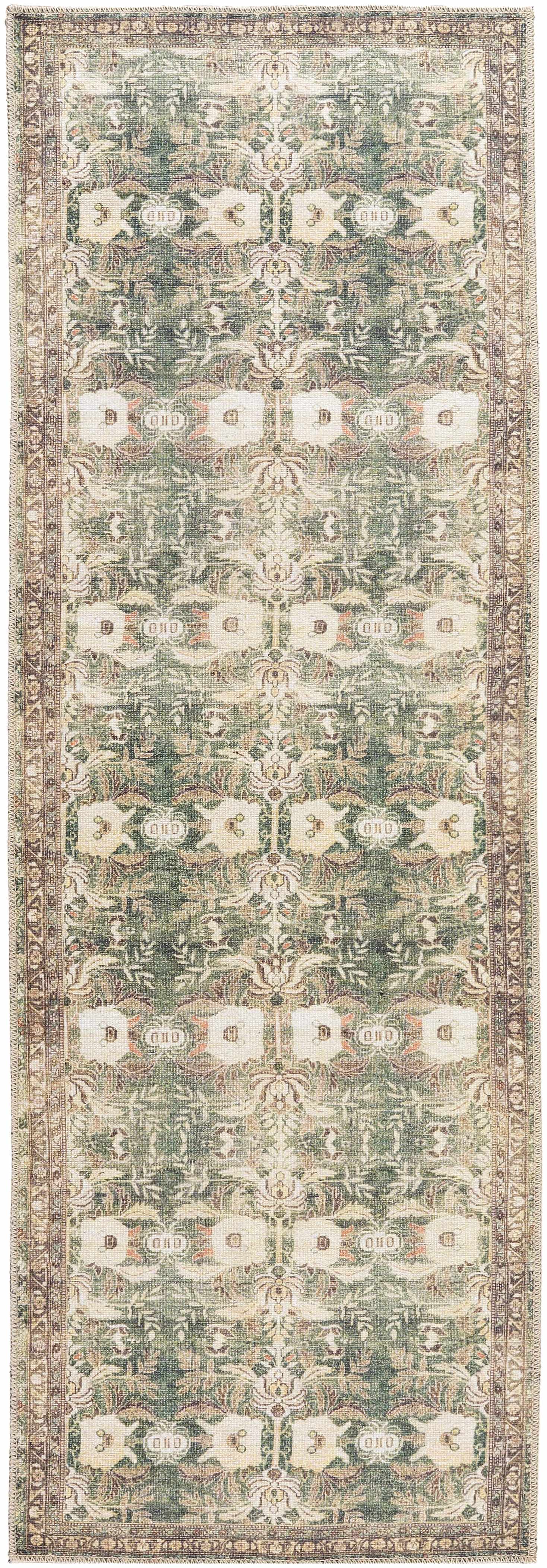 Acoose Vintage Flat Pile Washable Rug - Ornate Home