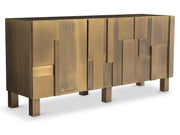 Acora Aged Brass Buffet - Ornate Home