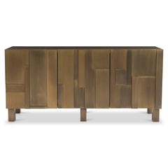 Acora Aged Brass Buffet - Ornate Home