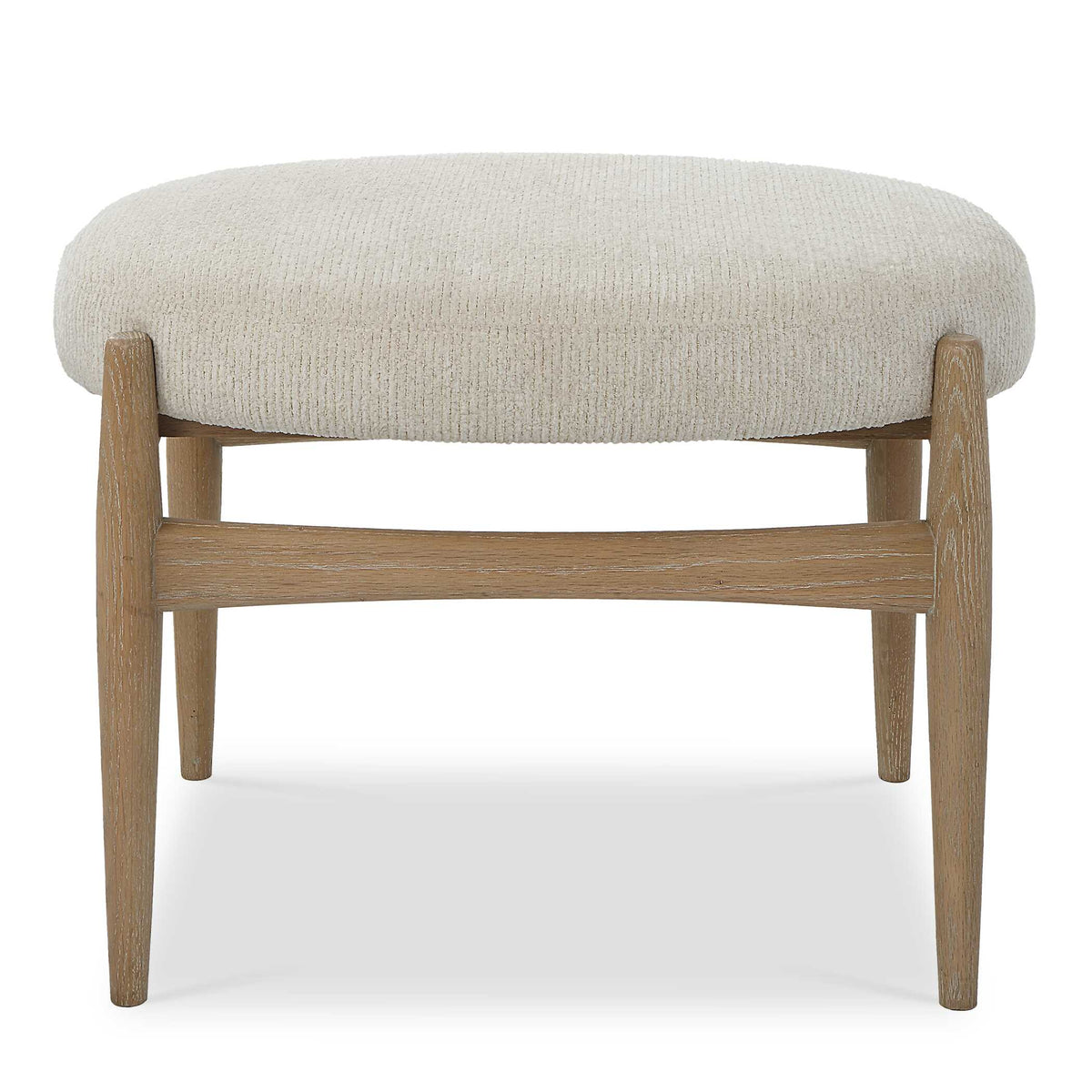 Acrobat Off-White Small Bench - Ornate Home