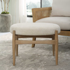 Acrobat Off-White Small Bench - Ornate Home