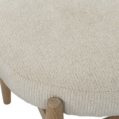 Acrobat Off-White Small Bench - Ornate Home
