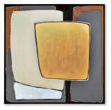 Actman Cream/Brown/Gray Wall Art (Online Special Price) - Ornate Home
