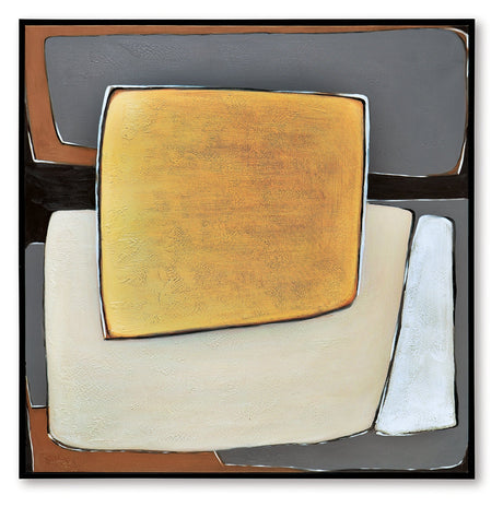 Actman Cream/Brown/Gray Wall Art - Ornate Home