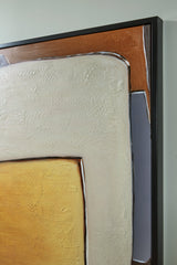 Actman Cream/Brown/Gray Wall Art - Ornate Home