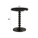 Acton Black Accent Table - Ornate Home