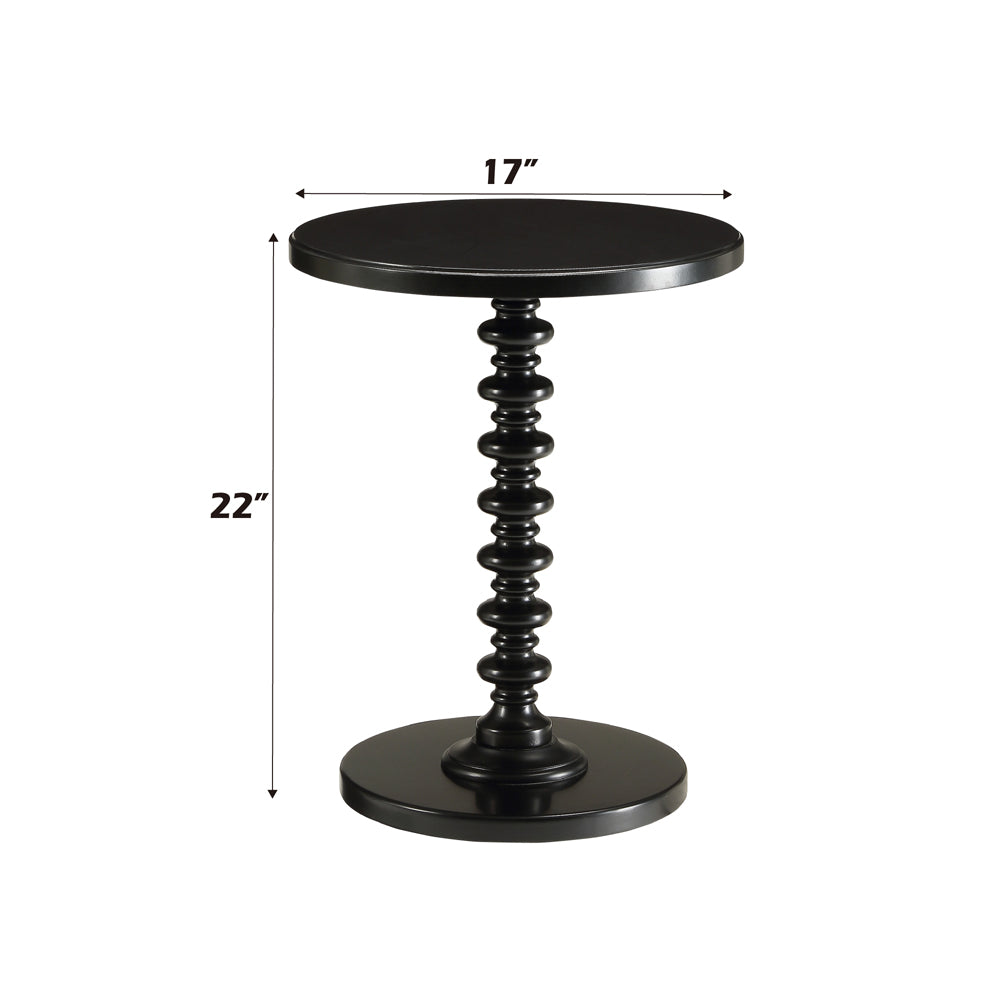 Acton Black Accent Table - Ornate Home