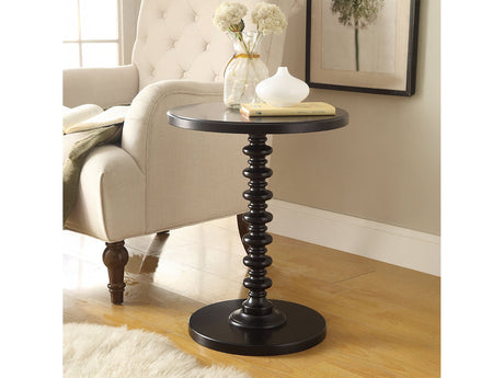 Acton Black Accent Table - Ornate Home