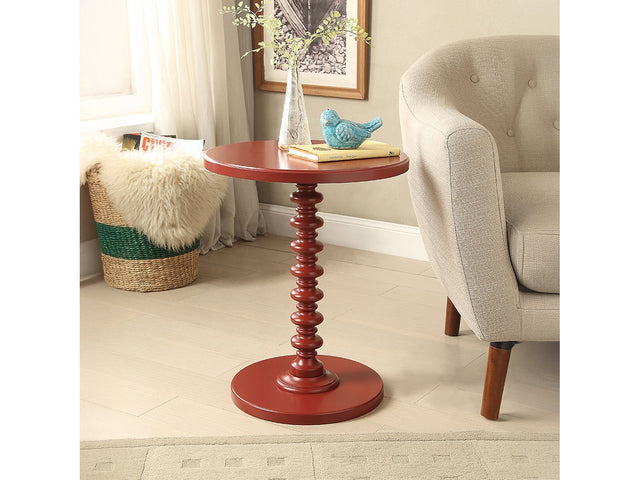 Acton Red Accent Table - Ornate Home