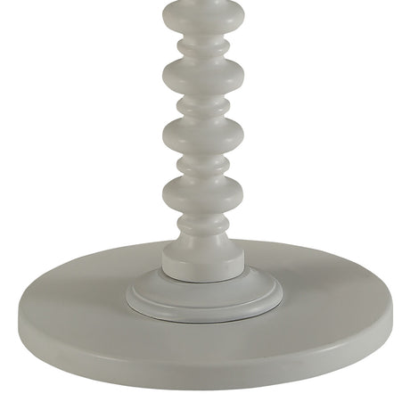 Acton White Accent Table - Ornate Home