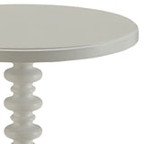Acton White Accent Table - Ornate Home