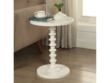 Acton White Accent Table - Ornate Home