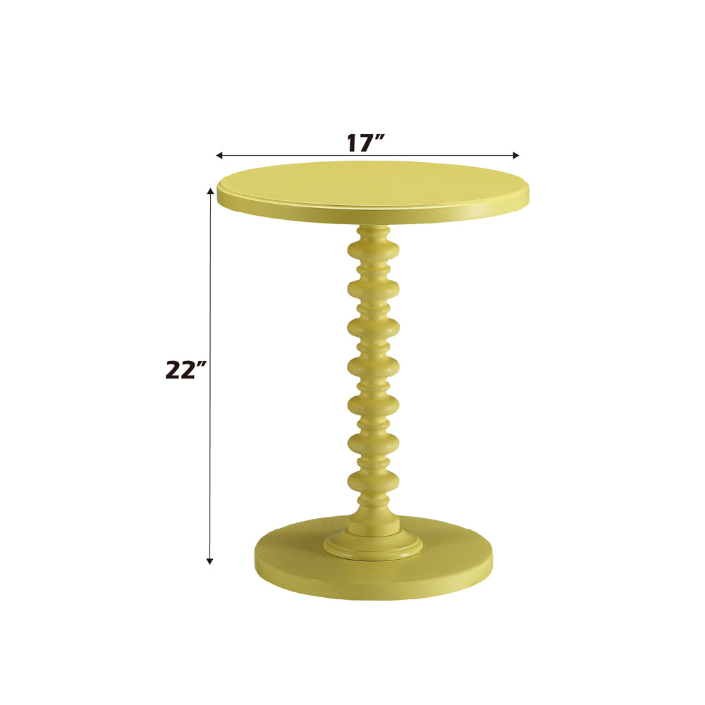 Acton Yellow Accent Table - Ornate Home