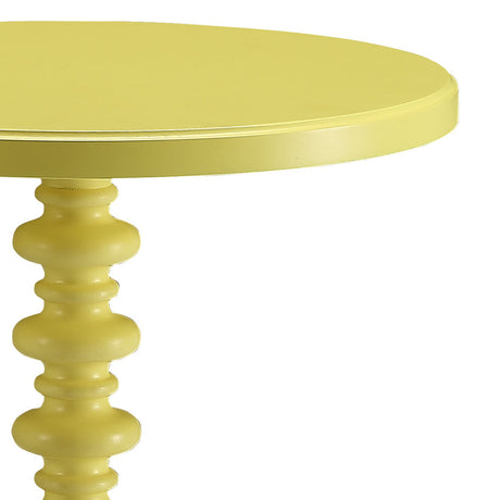 Acton Yellow Accent Table - Ornate Home