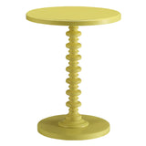 Acton Yellow Accent Table - Ornate Home